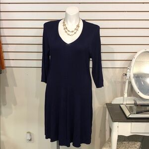 Lane Bryant Purple Long Sleeve Sweater Dress